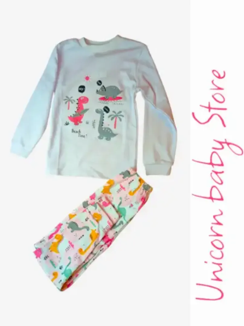 Picture of بجامه اشكال حيوانات ابيض  002319 - 1