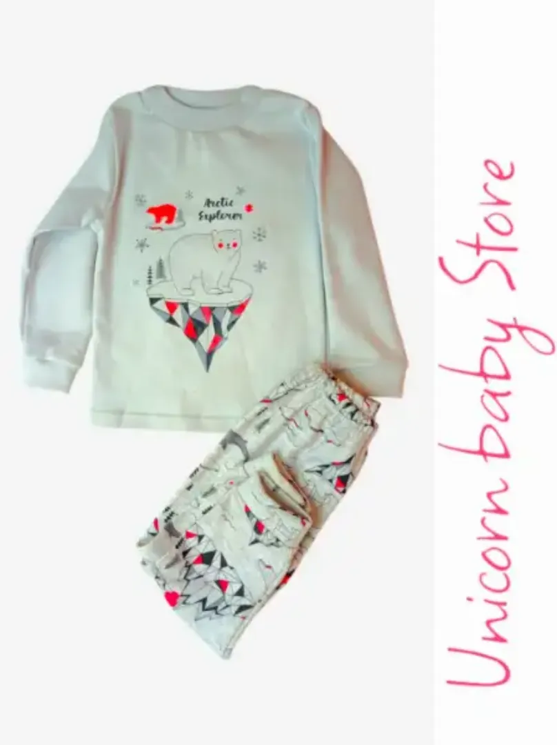 Picture of بجامه اشكال حيوانات جراي 002319 - 2