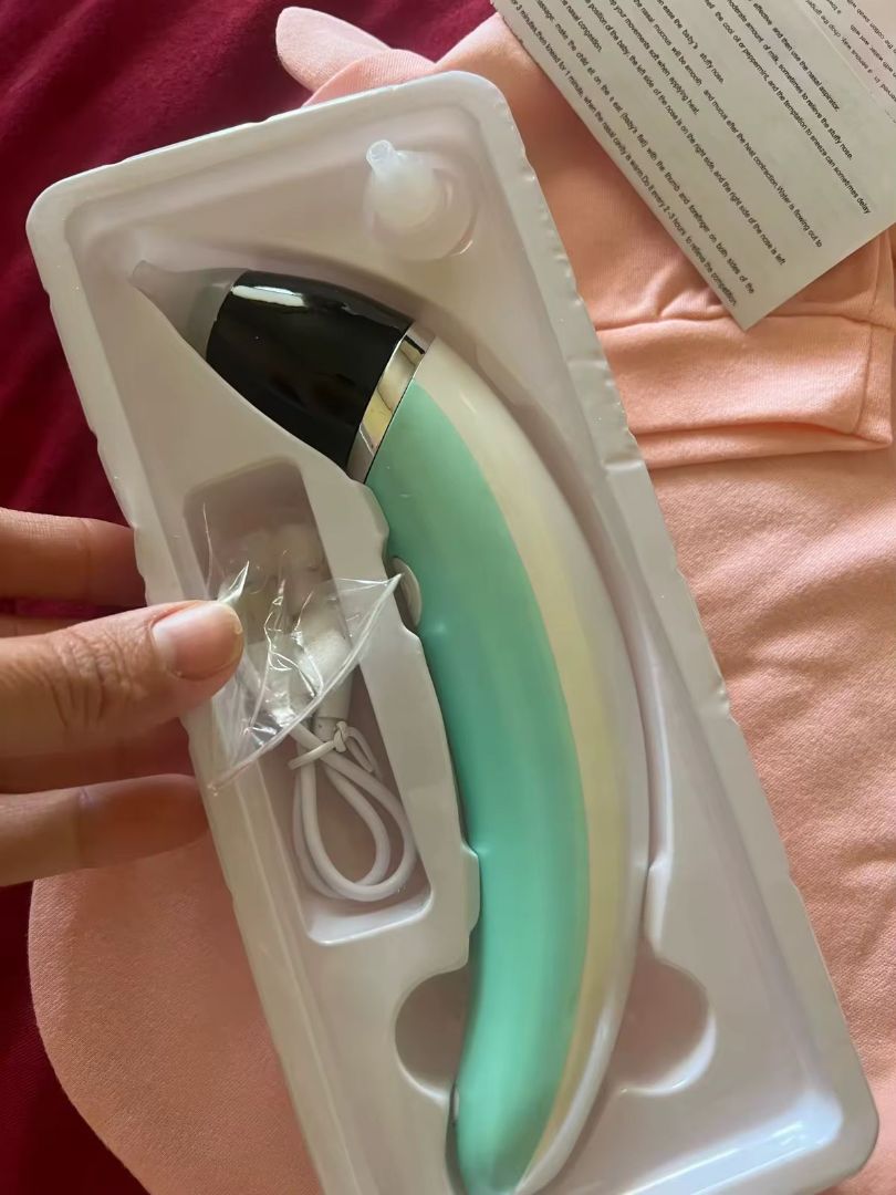 Picture of شفاطات المخاط الكهربائية للأطفال حديثي الولادة منظف الأنف التلقائي القابل لإعادة الشحن وقابل للفصل ومضاد للارتجاع لتمريض الأطفال حديثي الولادة  3448